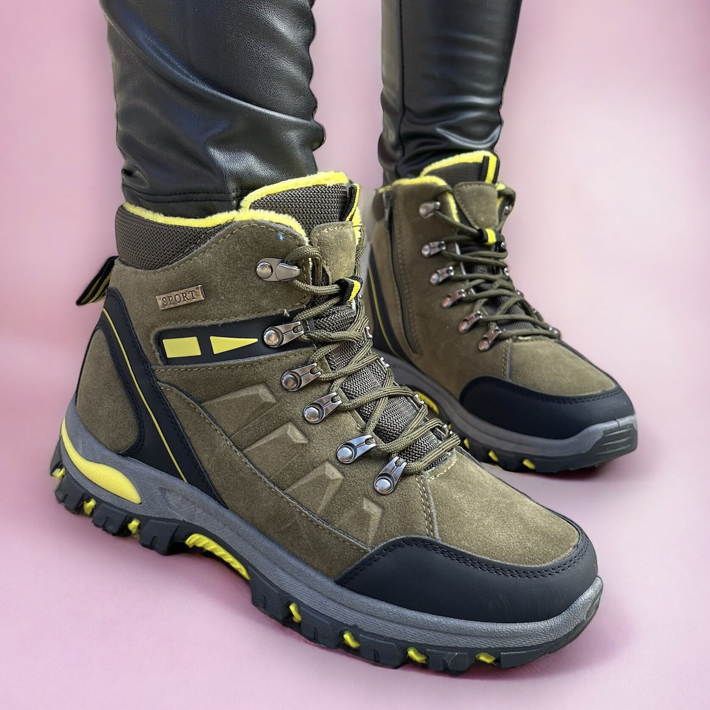 Дамски зелени боти - Layla - Green