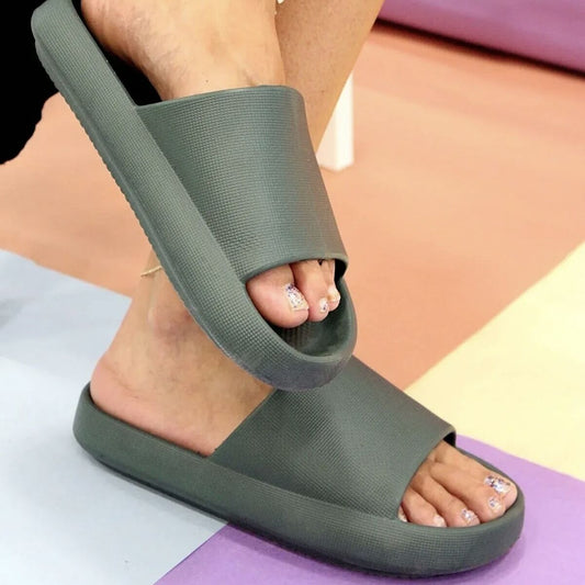 Дамски зелени чехли - Alivia - Green