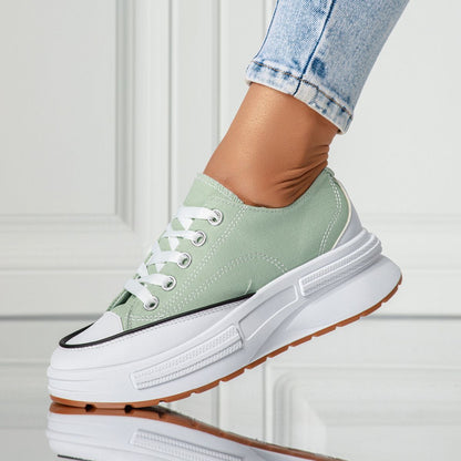Дамски зелени кецове - Parker - Green