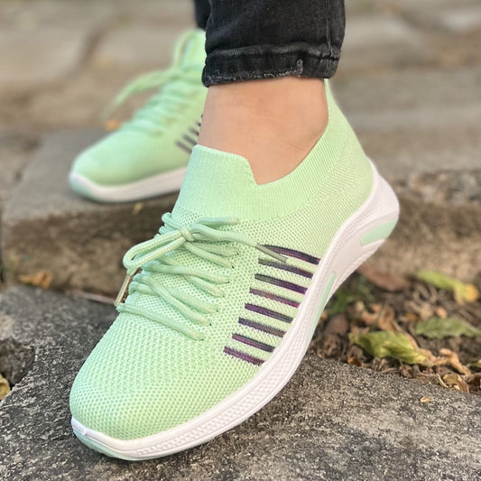 Дамски зелени  маратонки - Darena - Green