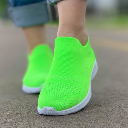 Дамски зелени маратонки - Emilly - Green