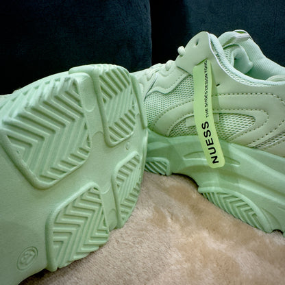 Дамски зелени маратонки - Laura - Green