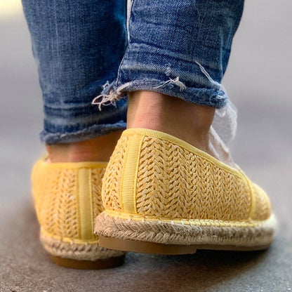 Дамски жълти еспадрили - Brigitte - Yellow