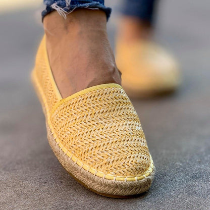 Дамски жълти еспадрили - Brigitte - Yellow