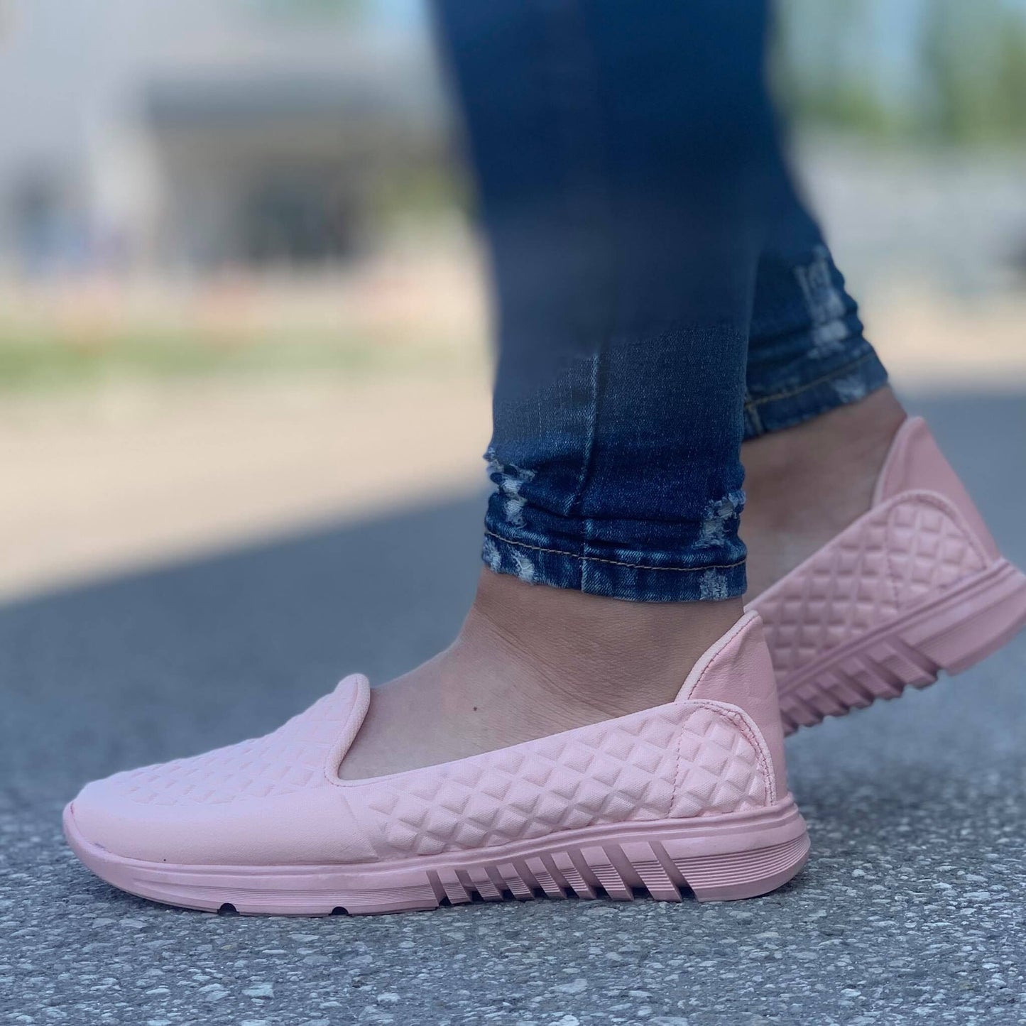 Дамски розови еспадрили - Cindi - Pink