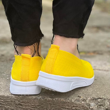 Дамски жълти еспадрили - Esjay - Yellow