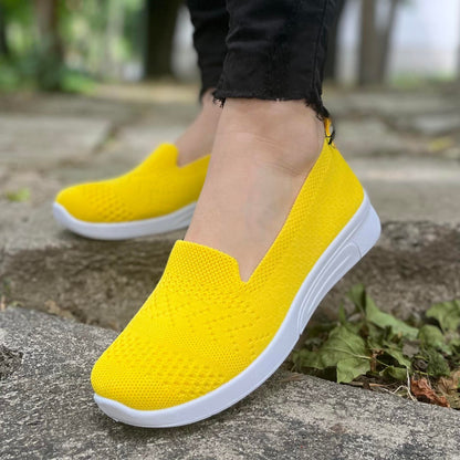 Дамски жълти еспадрили - Esjay - Yellow