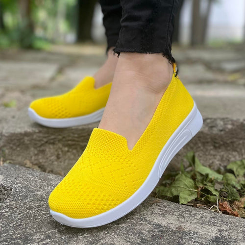 Дамски жълти еспадрили - Esjay - Yellow