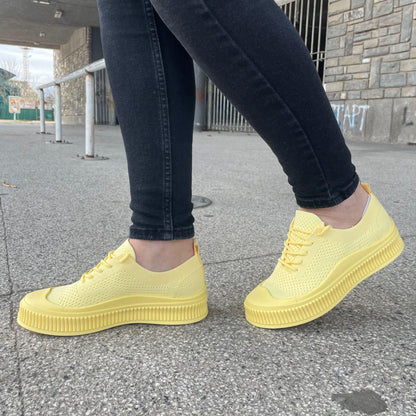 Дамски жълти кецове - Danique - Yellow