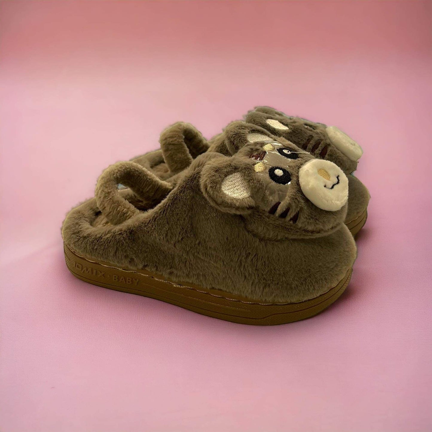 Детски домашни чехли - Anne - Brown