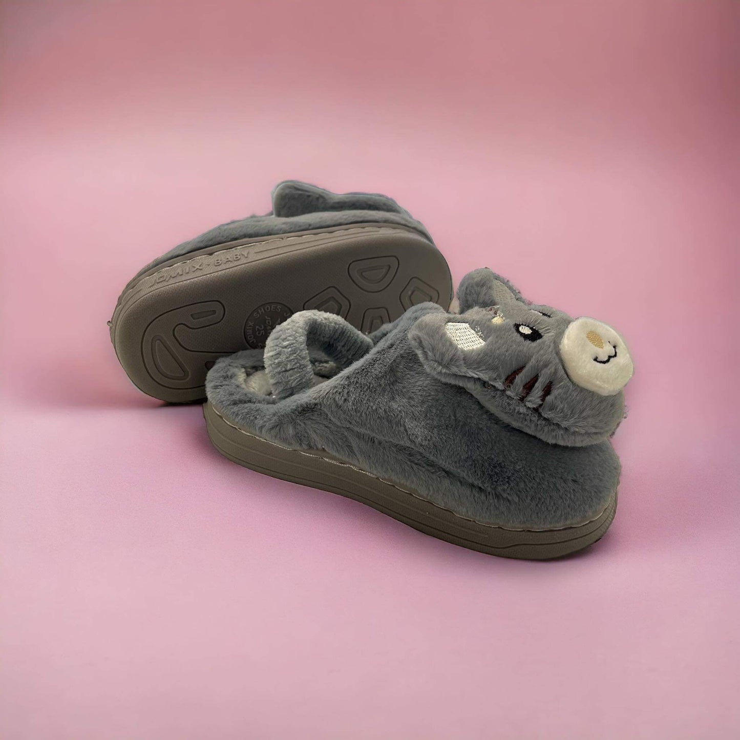 Детски домашни чехли - Anne - Grey