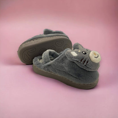 Детски домашни чехли - Anne - Grey