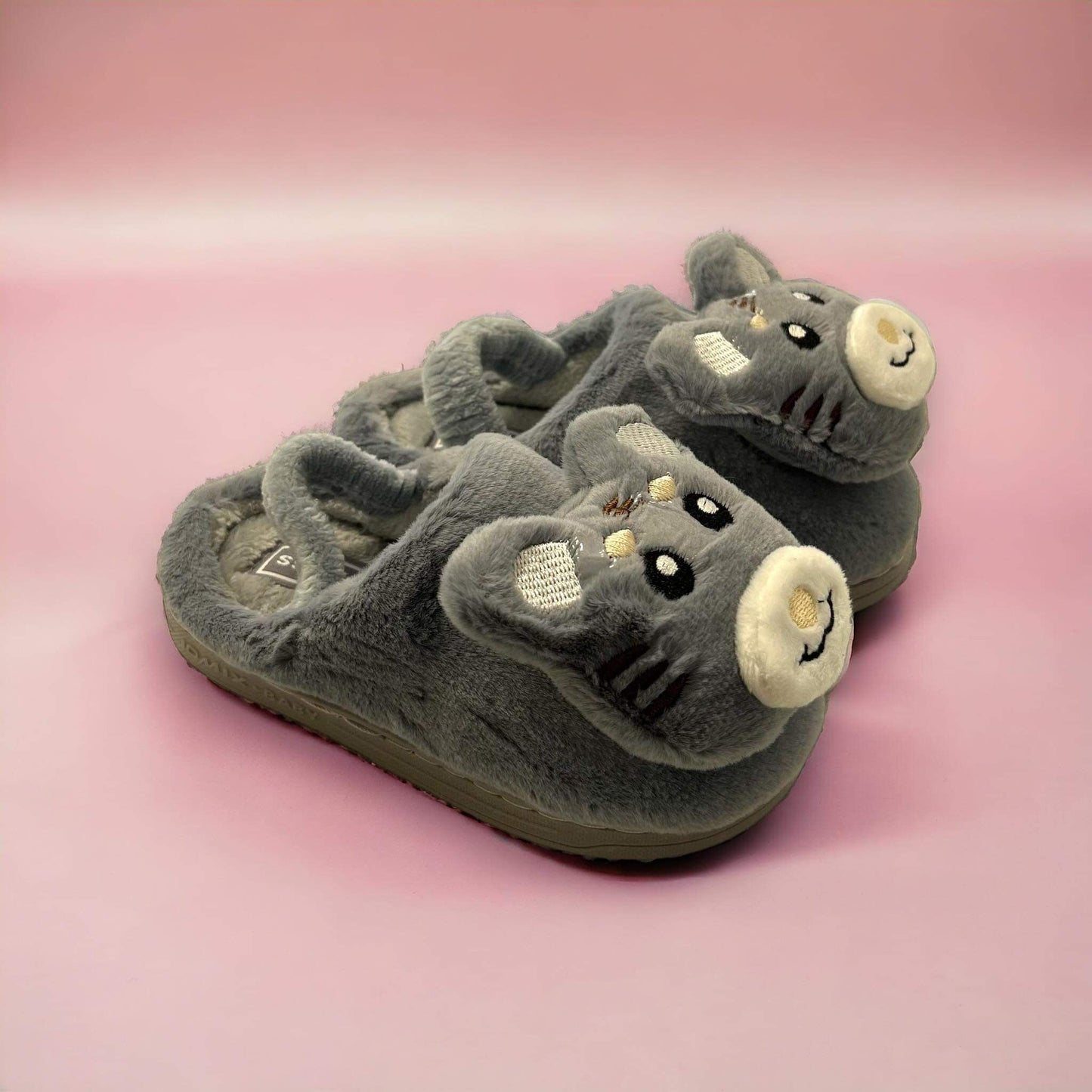 Детски домашни чехли - Anne - Grey