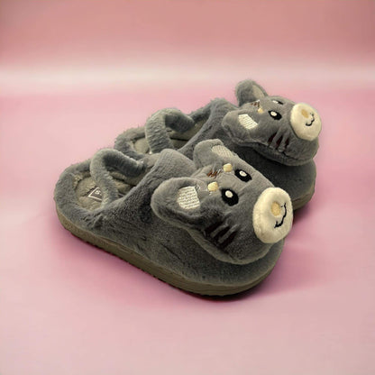 Детски домашни чехли - Anne - Grey