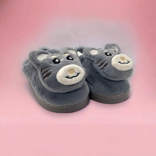 Детски домашни чехли - Anne - Grey