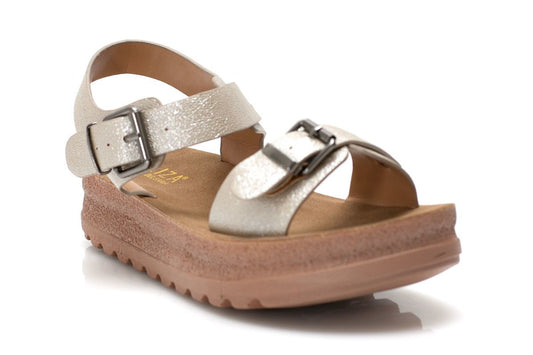 Ежедневни сиви сандали - Cute Silver