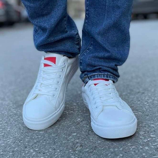 Мъжки бели кецове - Kaine - White