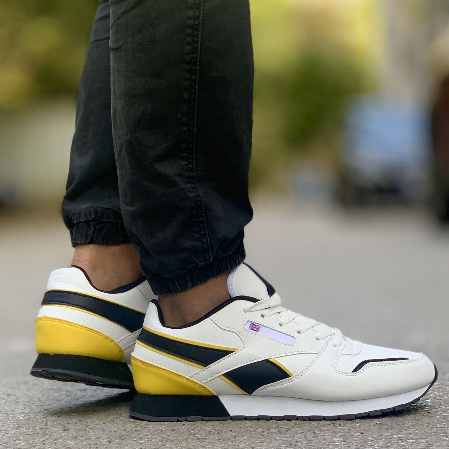 Мъжки бели маратонки - Joy - White