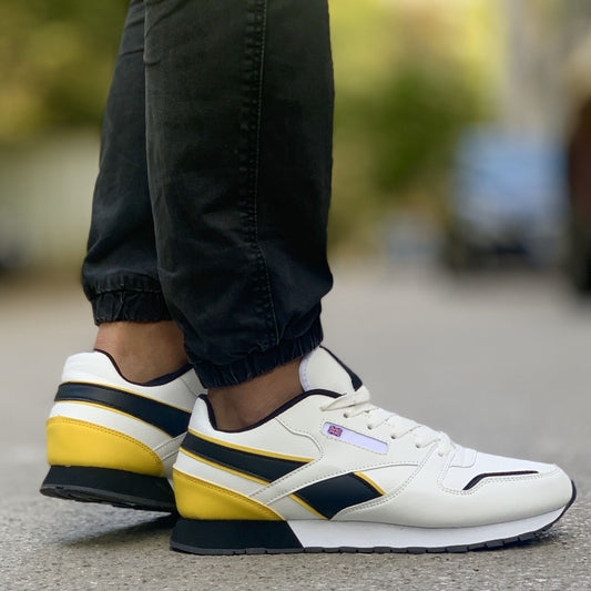 Мъжки бели маратонки - Joy - White