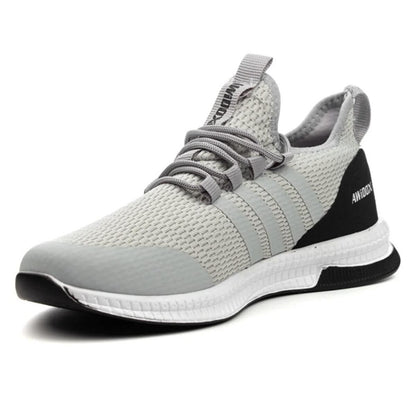 Мъжки сиви маратонки - Lloyd - Grey - Black