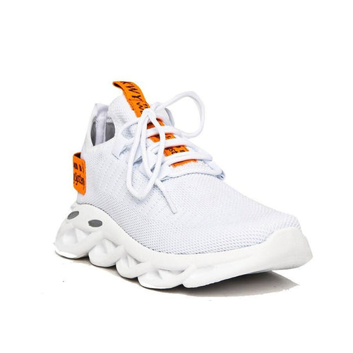 Мъжки бели маратонки - Mark - White - Orange