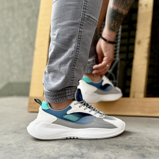 Мъжки бели маратонки - Wesley - White