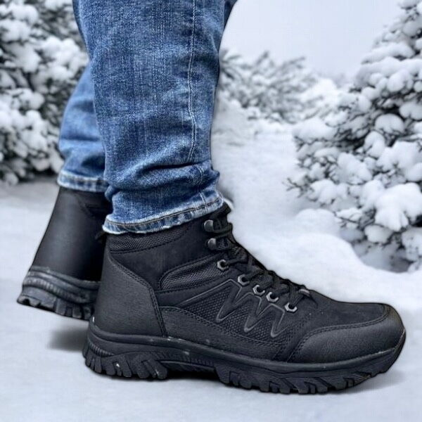 Мъжки черни боти - Freddy - Black