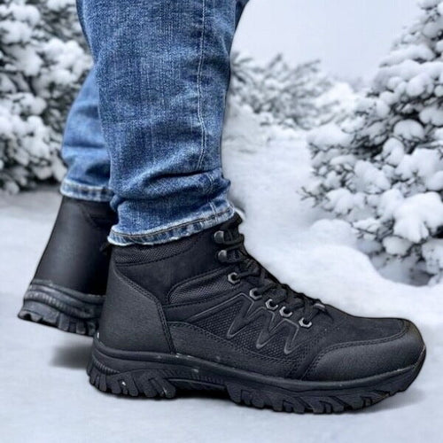 Мъжки черни боти - Freddy - Black