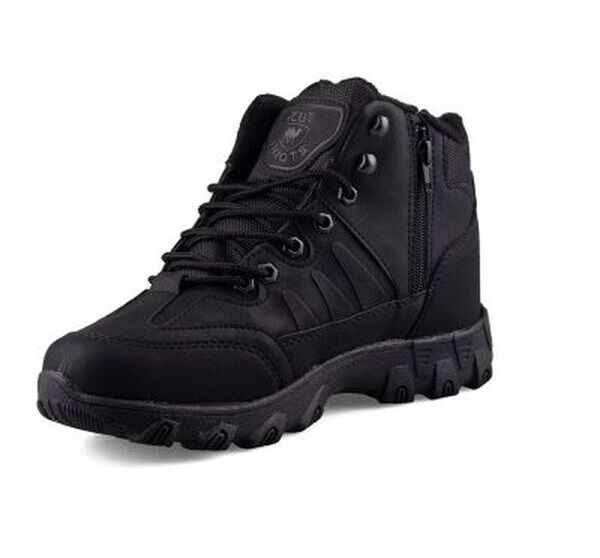 Мъжки черни боти- Lucas - Black