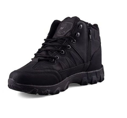 Мъжки черни боти- Lucas - Black