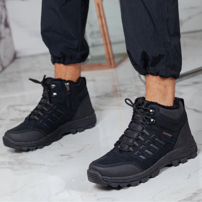 Мъжки черни боти - Robin - Black