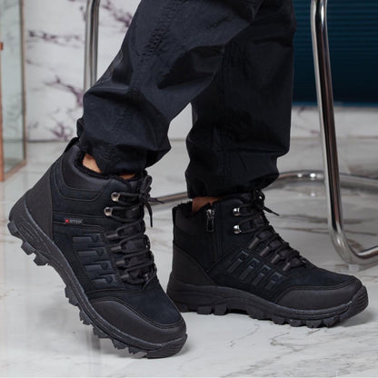 Мъжки черни боти - Robin - Black