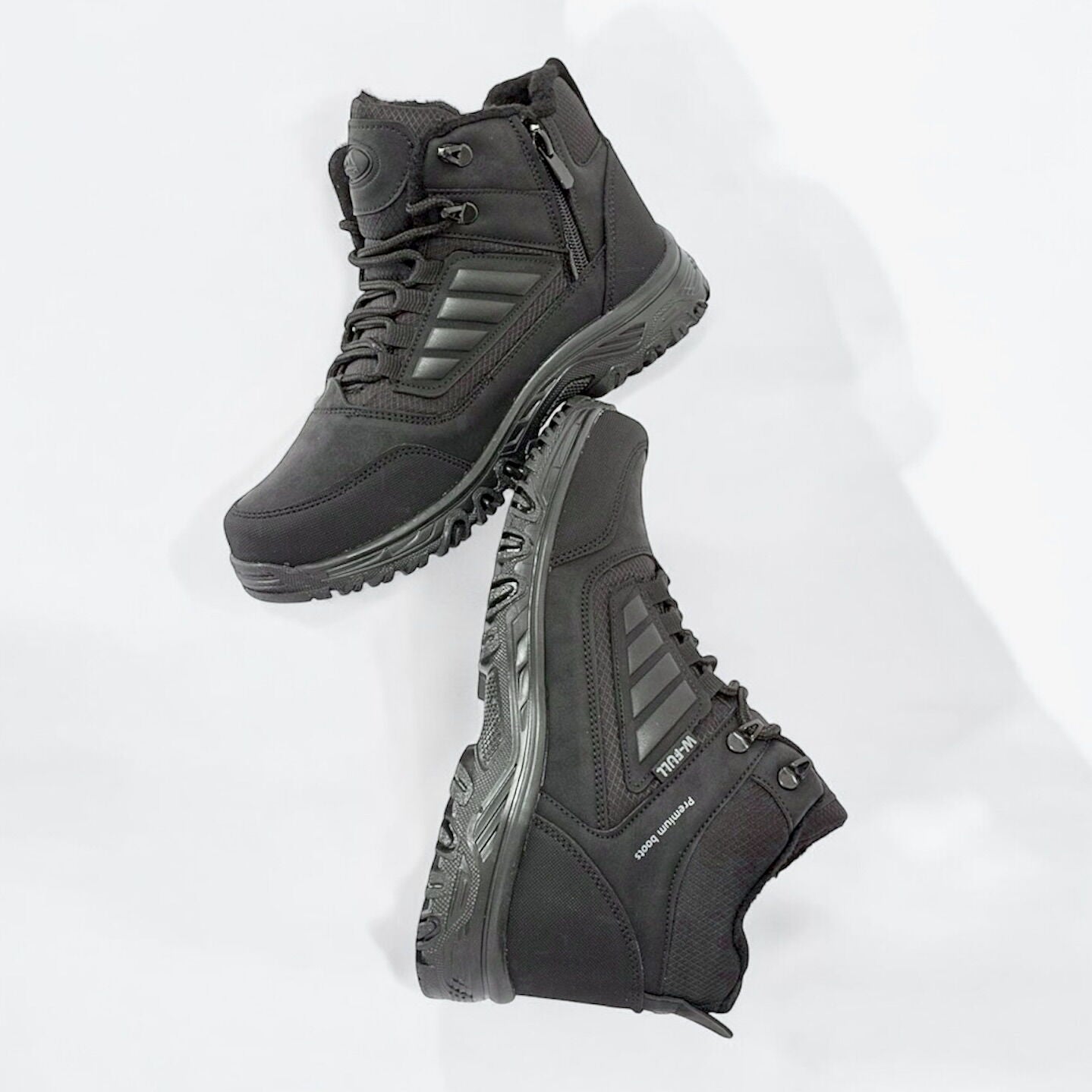 Мъжки черни боти - Stanley - Black