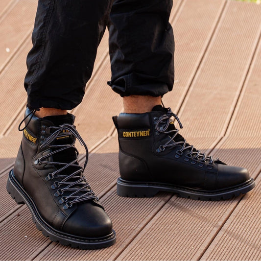 Мъжки черни боти - Tibo - Black