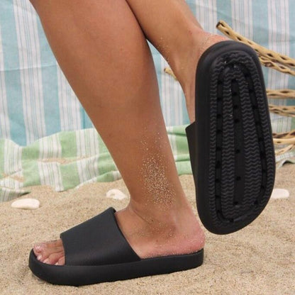 Мъжки черни чехли - Myles - Black