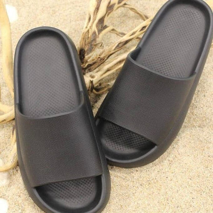 Мъжки черни чехли - Myles - Black