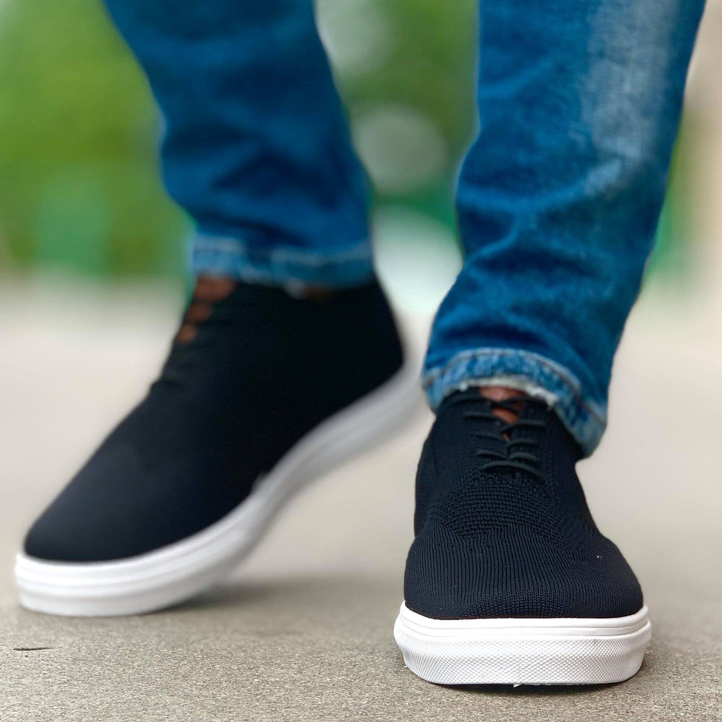 Мъжки черни еспадрили - Ville -Black