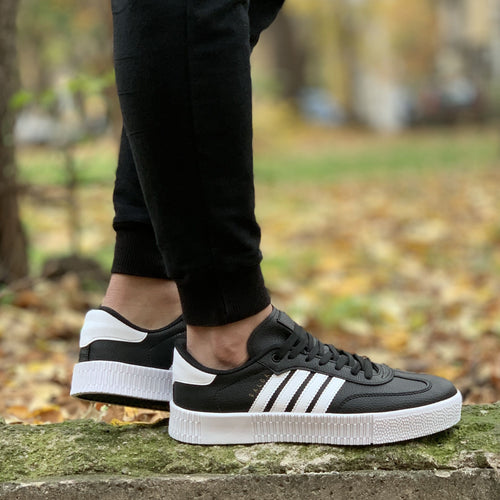 Мъжки черни кецове - Gareth - Black - White