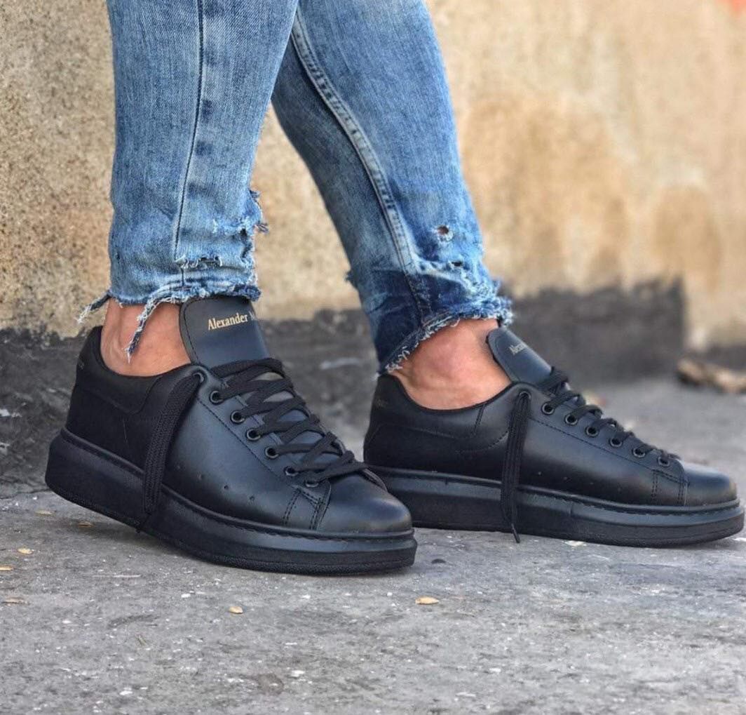 Мъжки черни кецове - Gregory - Black