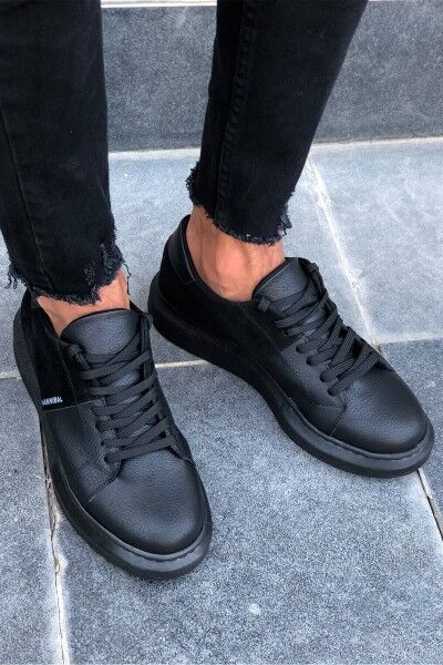 Мъжки черни кецове - Hannibal - Black