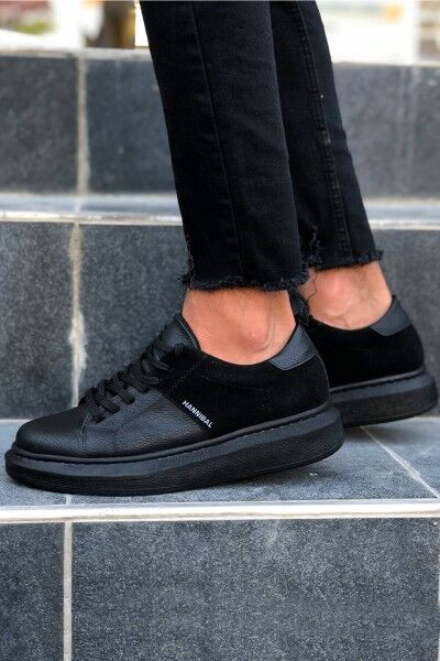 Мъжки черни кецове - Hannibal - Black