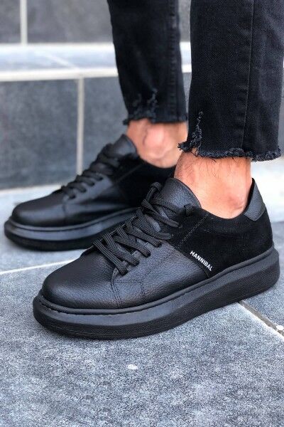 Мъжки черни кецове - Hannibal - Black