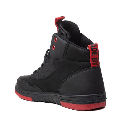 Мъжки черни кецове - Jason - Black - Red