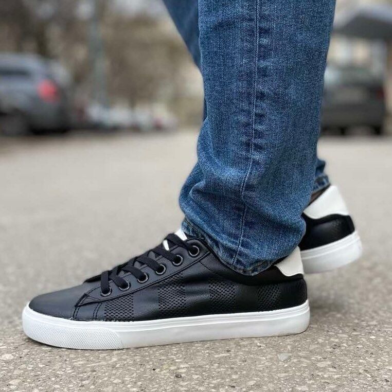 Мъжки черни кецове - Kaine - Black