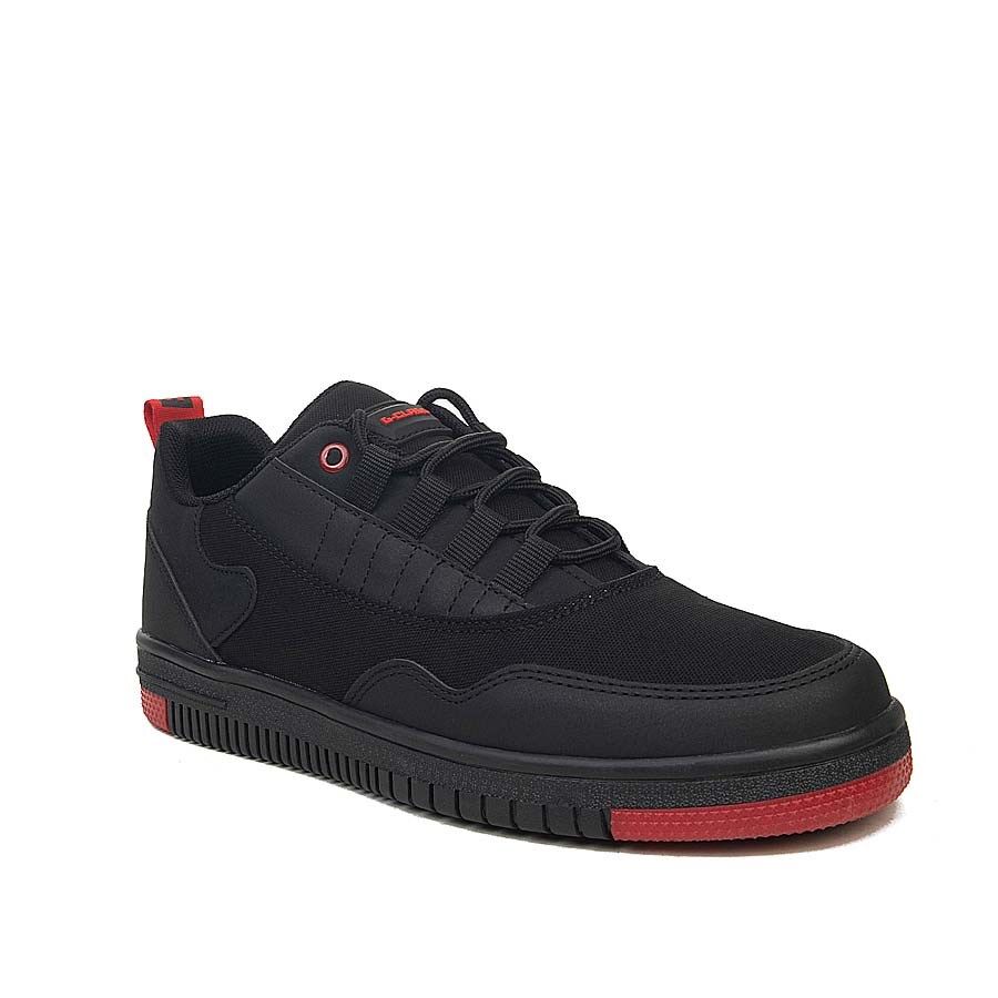 Мъжки черни кецове - Ryan - Black - Red