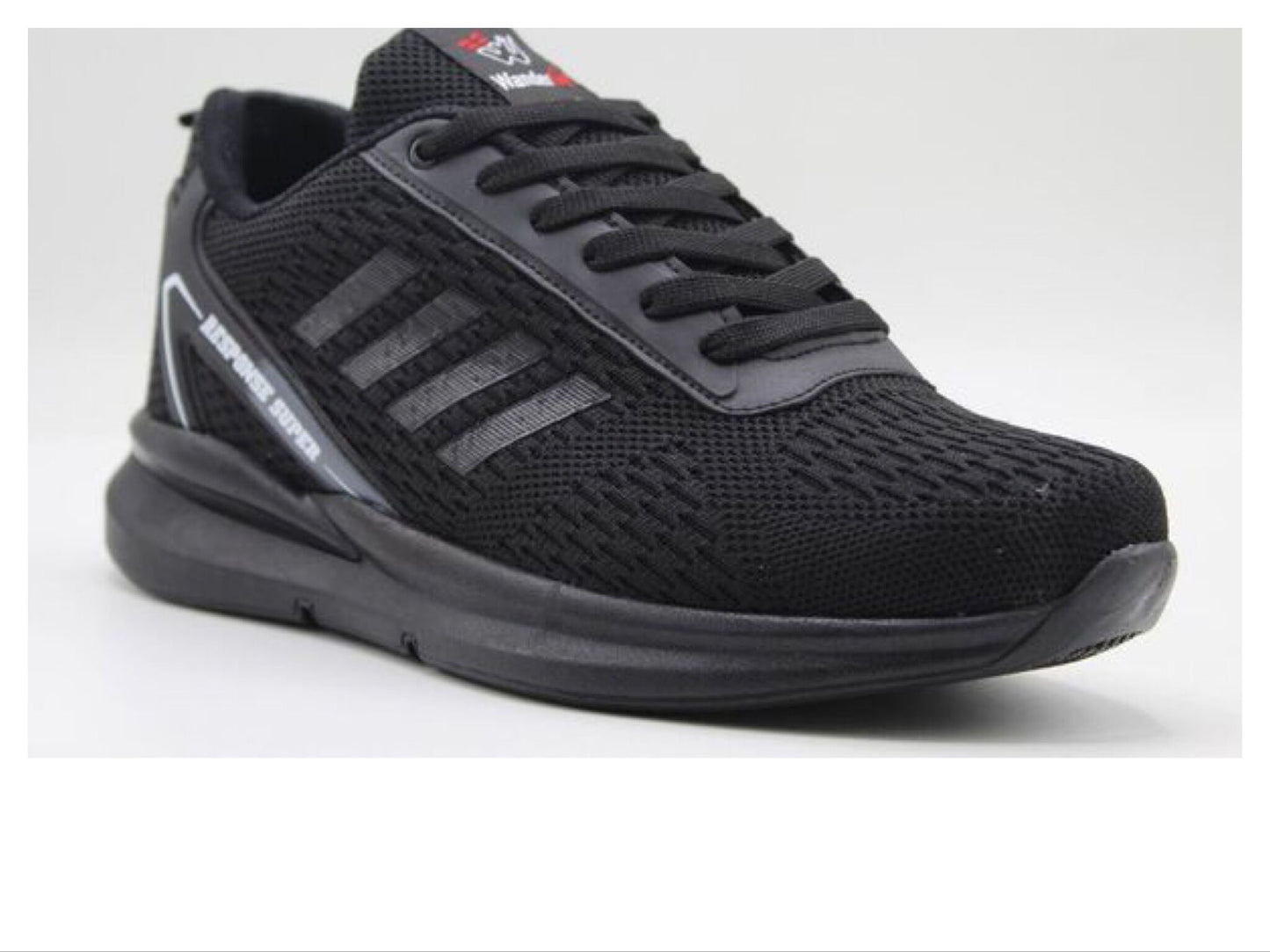 Мъжки черни маратонки - Angelo- Black