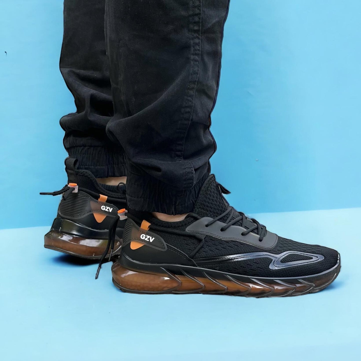 Мъжки черни маратонки - Bastion - Black