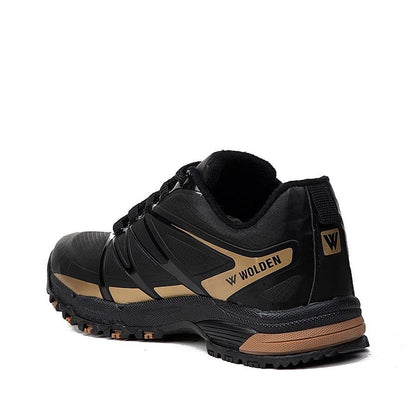 Мъжки черни маратонки - Ben - Black - Gold