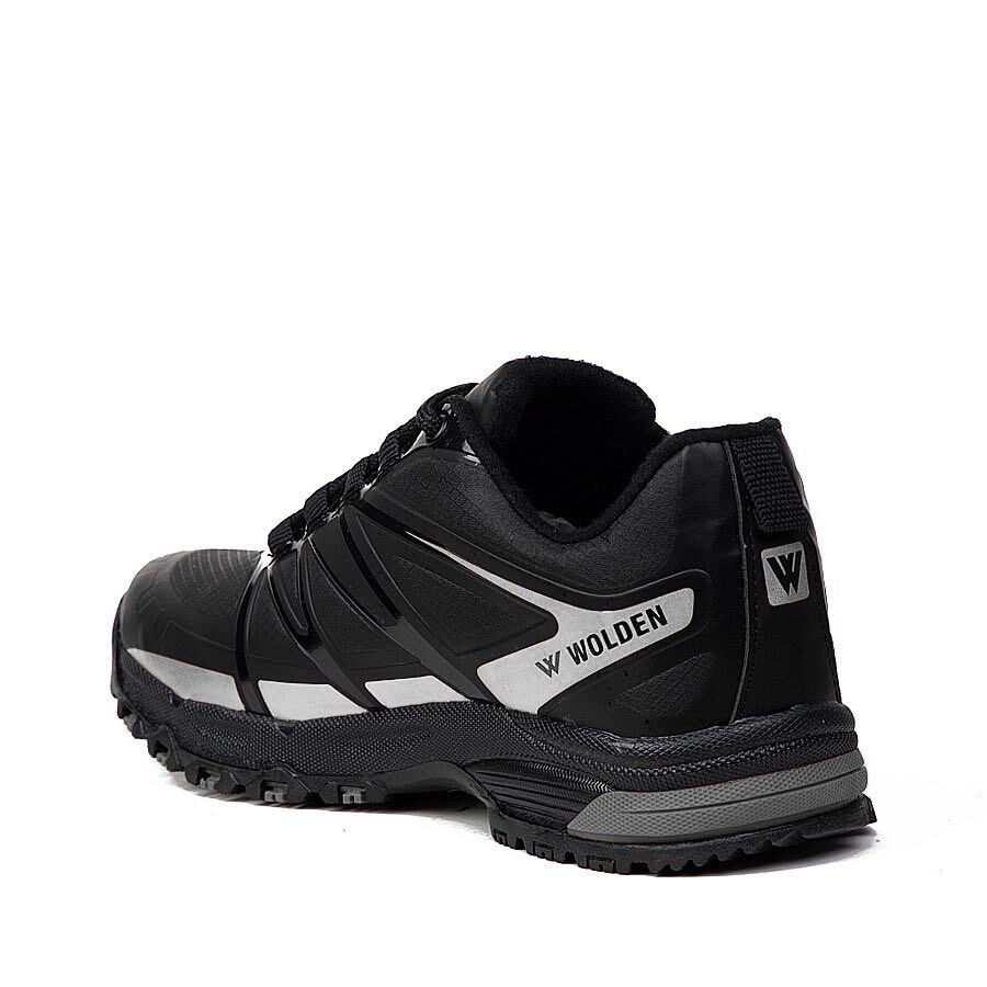 Мъжки черни маратонки - Ben - Black - Silver