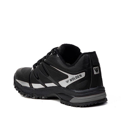 Мъжки черни маратонки - Ben - Black - Silver